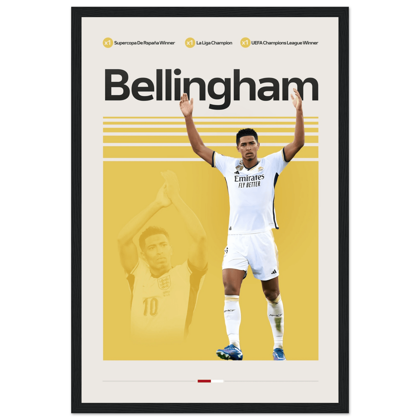 JUDE BELLINGHAM | SOCCER POSTER - HYUU Art