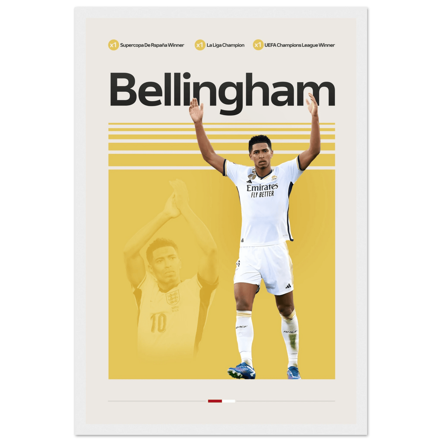 JUDE BELLINGHAM | SOCCER POSTER - HYUU Art