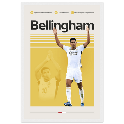JUDE BELLINGHAM | SOCCER POSTER - HYUU Art