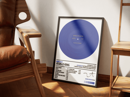 KANYE WEST Album Poster | Jesus Is King - ChordPrints