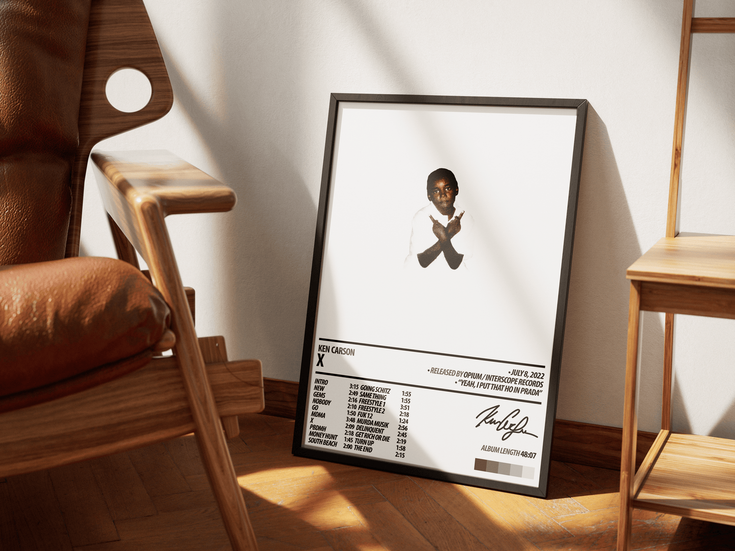 KEN CARSON Album Poster | X - ChordPrints