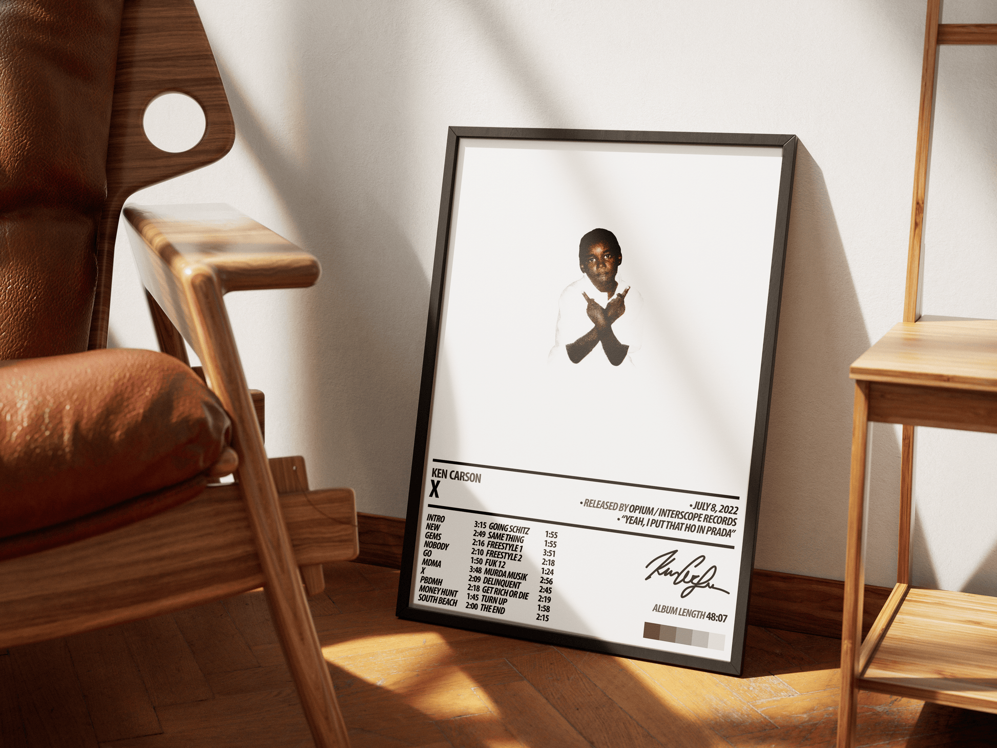 KEN CARSON Album Poster | X - ChordPrints
