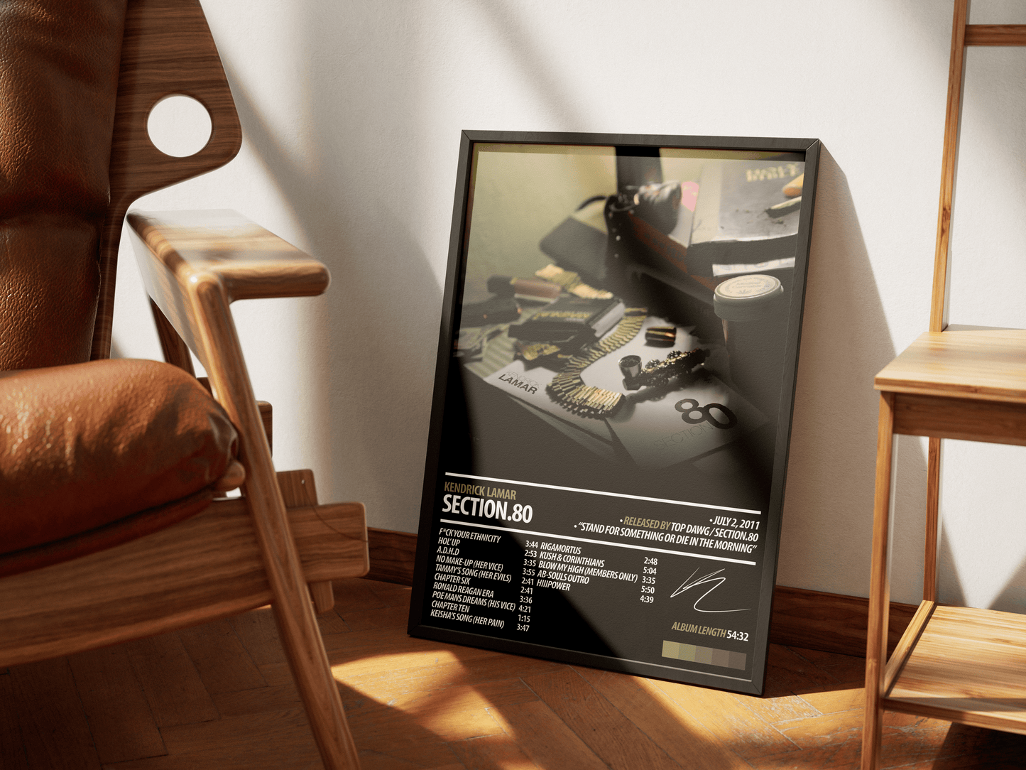 KENDRICK LAMAR Album Poster | Section.80 - ChordPrints