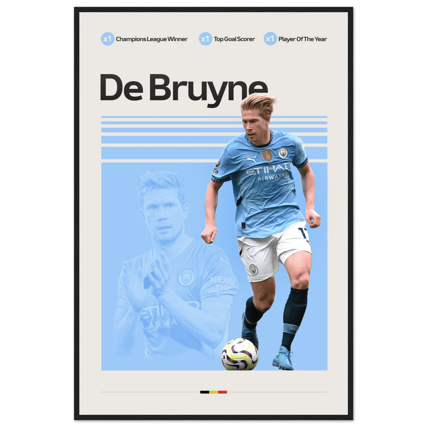 KEVIN DE BRUYNE | SOCCER POSTER - HYUU Art