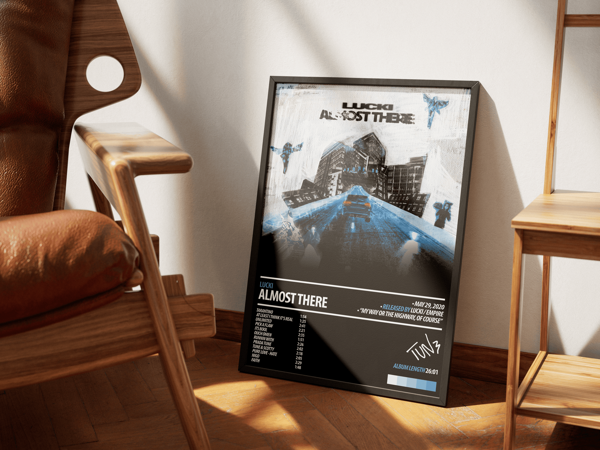 LUCKI Album Poster | Almost There - ChordPrints