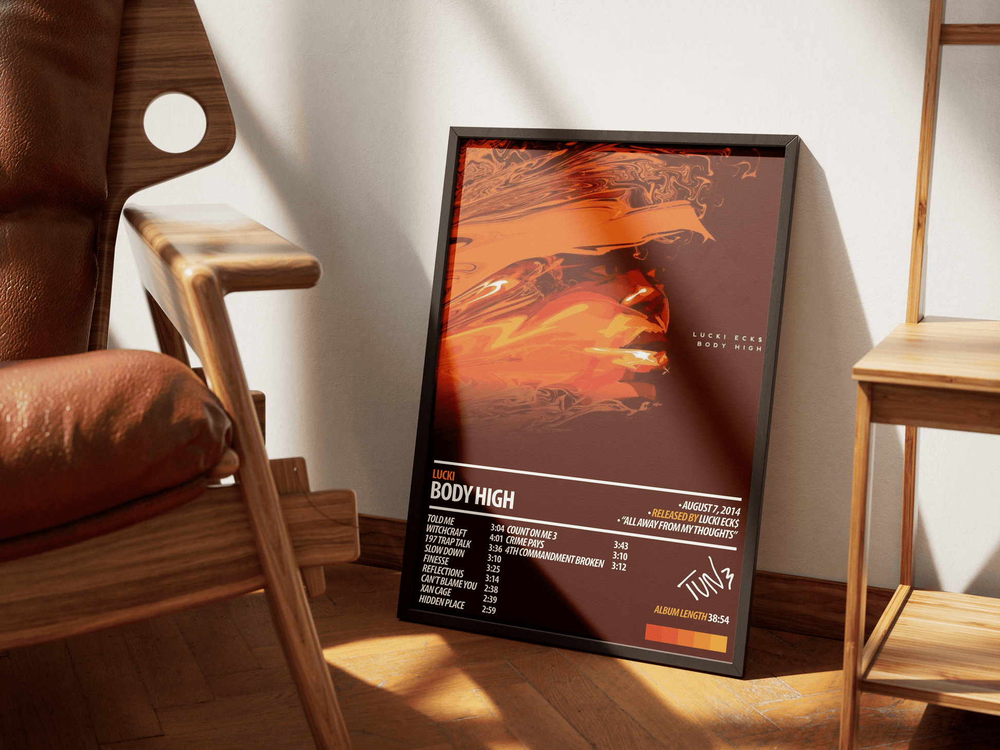 LUCKI Album Poster | Body High - ChordPrints