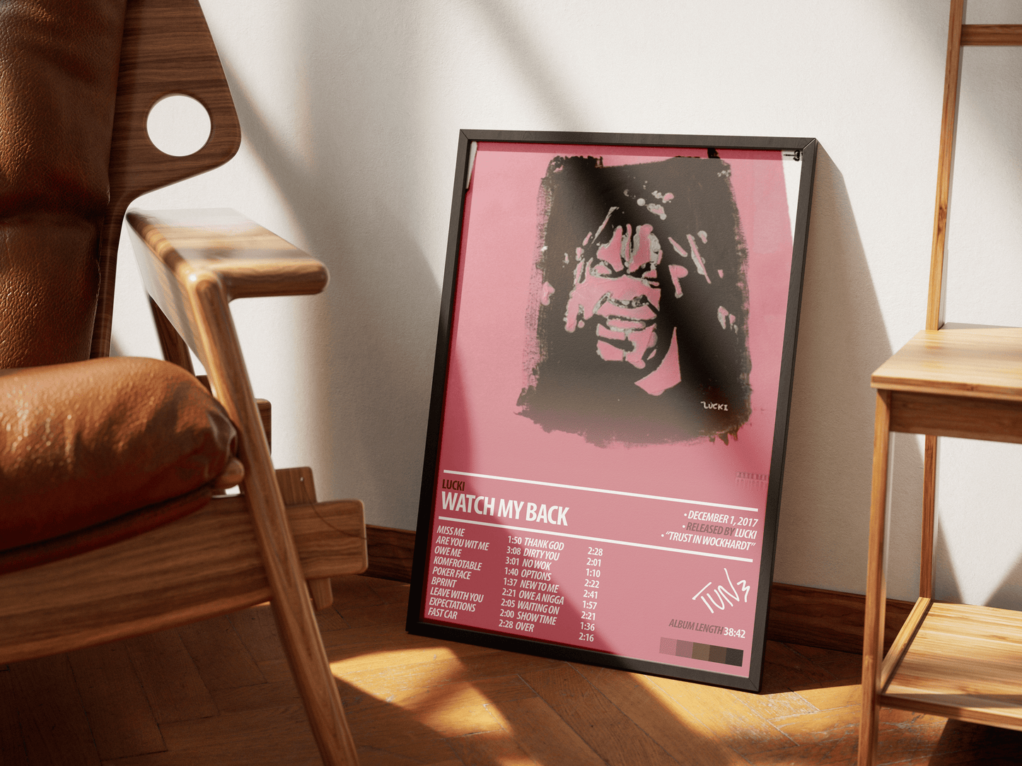LUCKI Album Poster | Watch My Back - ChordPrints