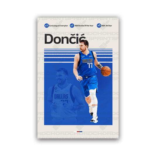 LUKA DONCIC | BASKETBALL POSTER - ChordPrints