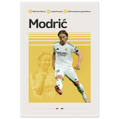 LUKA MODRIC | SOCCER POSTER - HYUU Art