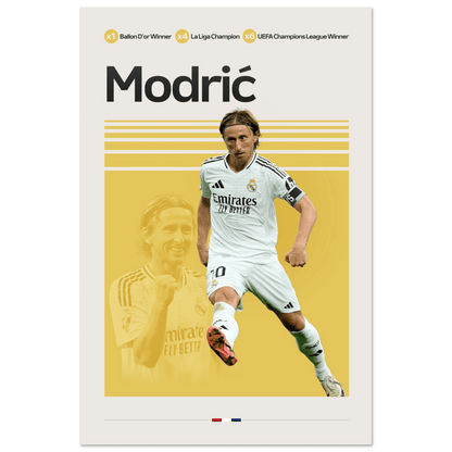 LUKA MODRIC | SOCCER POSTER - HYUU Art