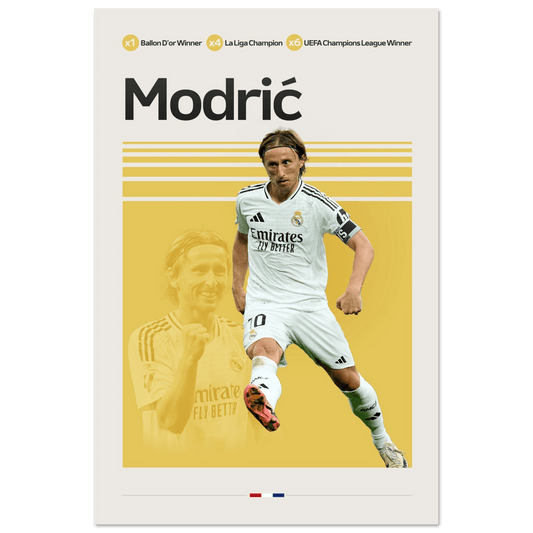 LUKA MODRIC | SOCCER POSTER - HYUU Art