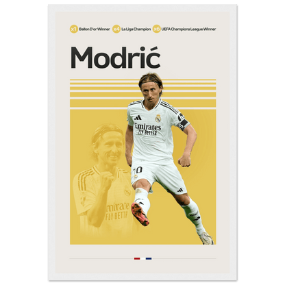 LUKA MODRIC | SOCCER POSTER - HYUU Art