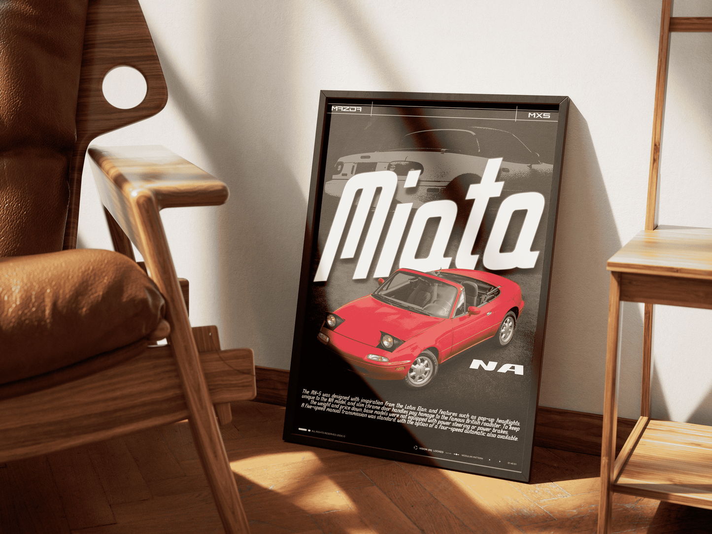 MAZDA MIATA MX5 NA POSTER - ChordPrints