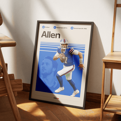 JOSH ALLEN | FOOTBALL POSTER