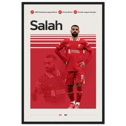 MOHAMED SALAH | SOCCER POSTER - HYUU Art