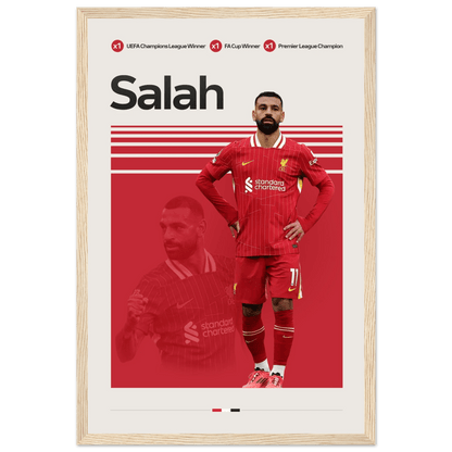 MOHAMED SALAH | SOCCER POSTER - HYUU Art