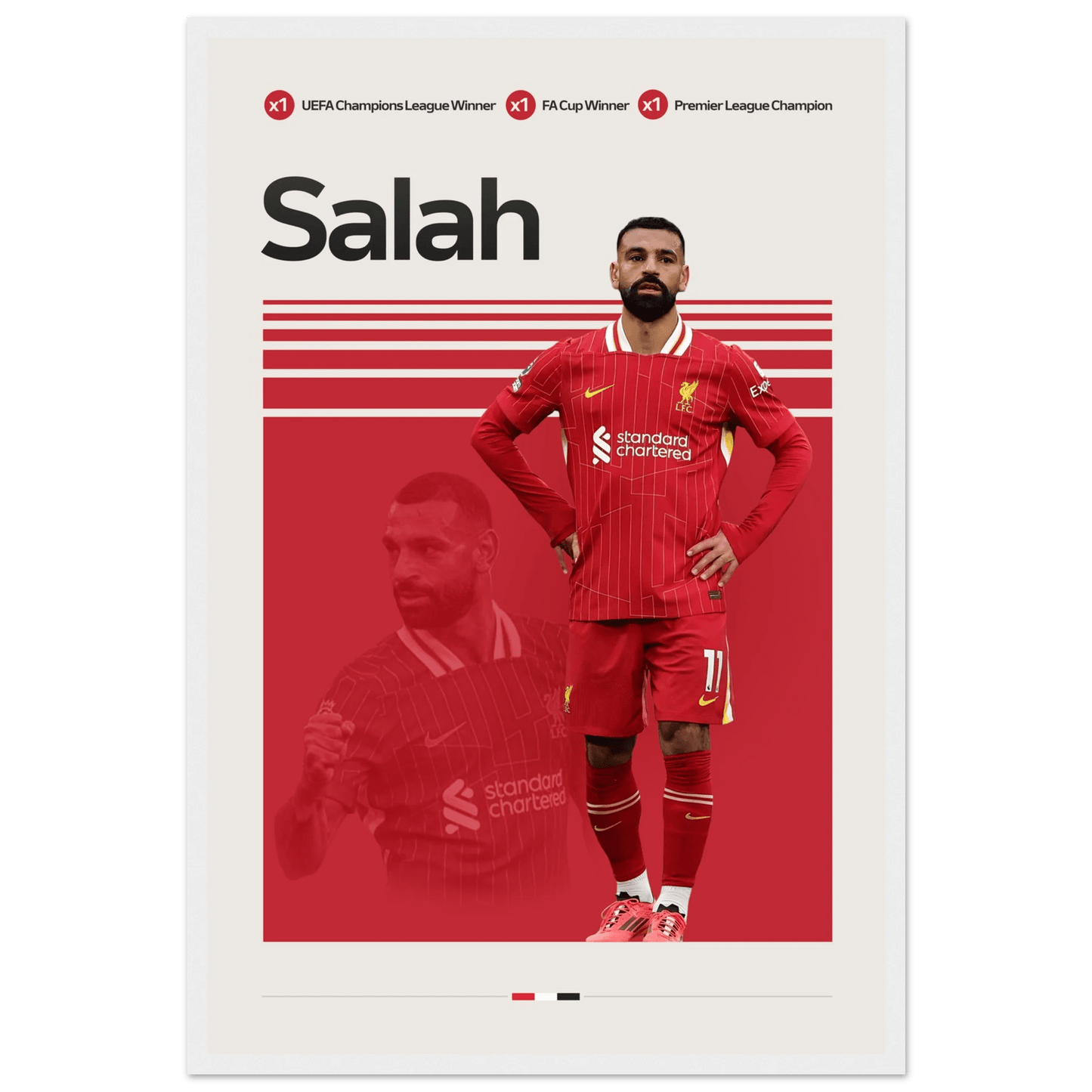 MOHAMED SALAH | SOCCER POSTER - HYUU Art