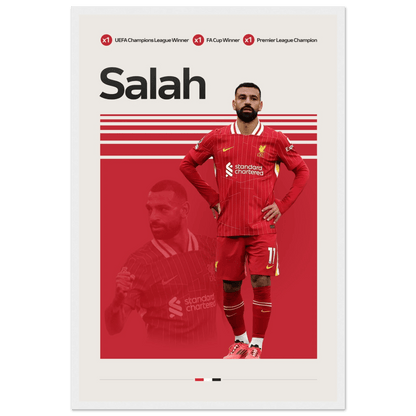 MOHAMED SALAH | SOCCER POSTER - HYUU Art