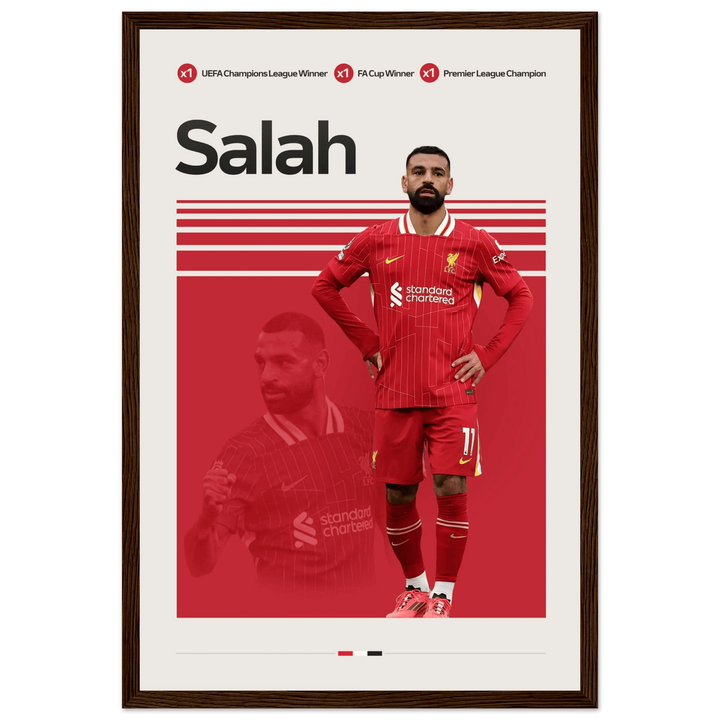 MOHAMED SALAH | SOCCER POSTER - HYUU Art
