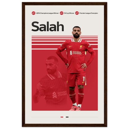 MOHAMED SALAH | SOCCER POSTER - HYUU Art