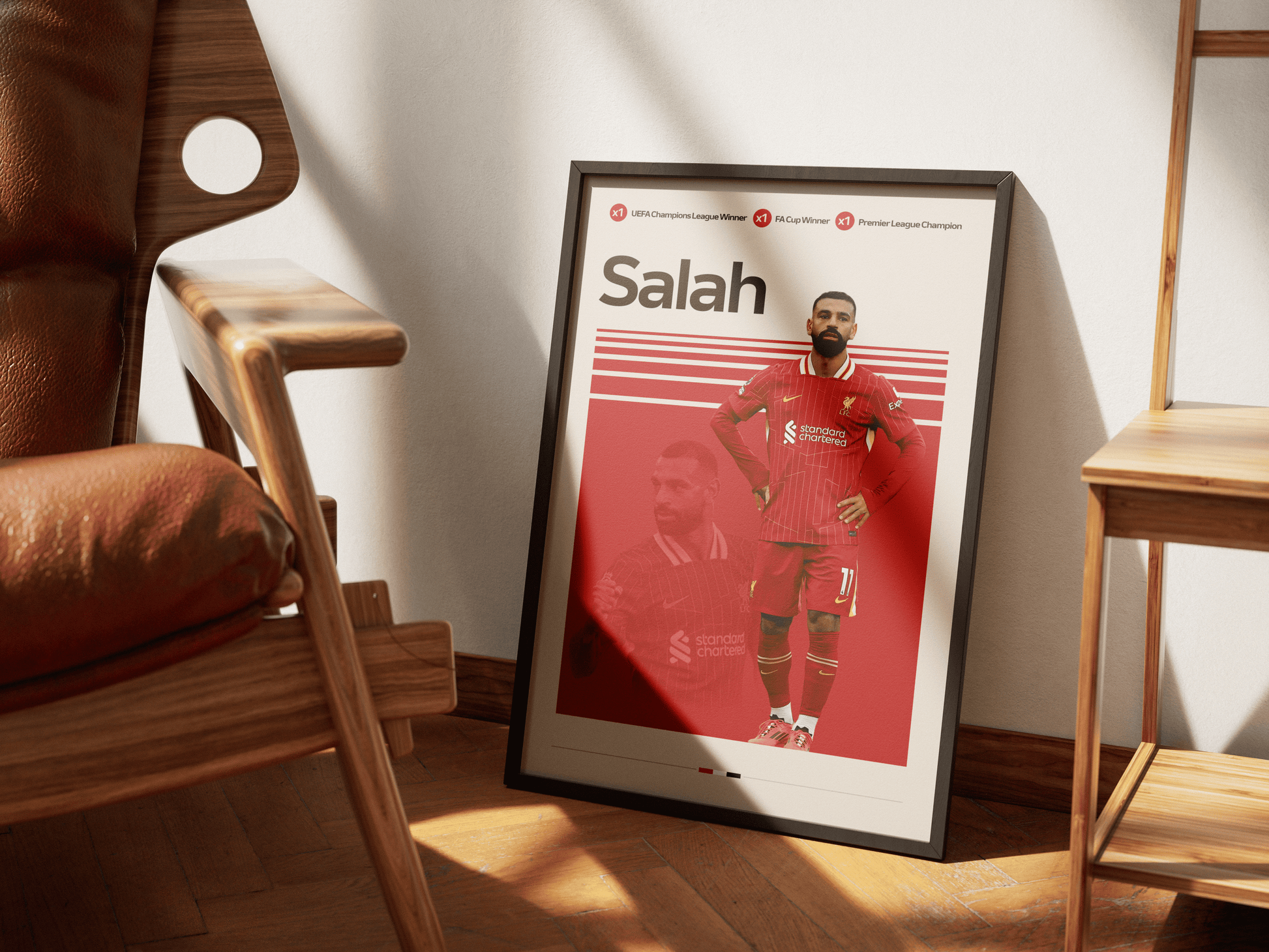 MOHAMED SALAH | SOCCER POSTER - HYUU Art