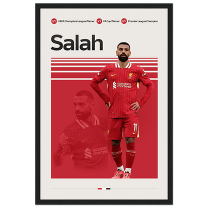 MOHAMED SALAH | SOCCER POSTER - HYUU Art