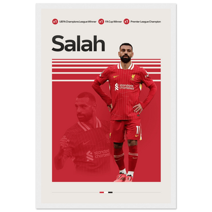 MOHAMED SALAH | SOCCER POSTER - HYUU Art