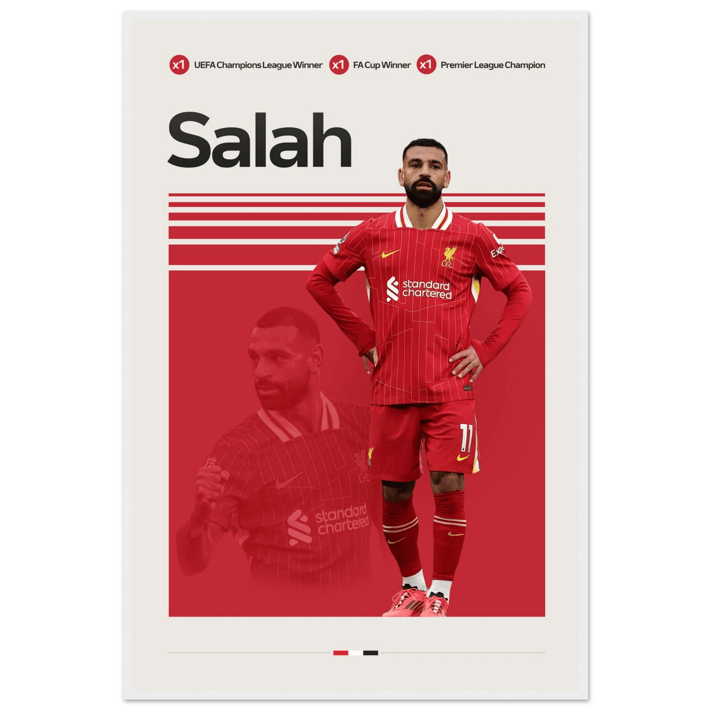 MOHAMED SALAH | SOCCER POSTER - HYUU Art