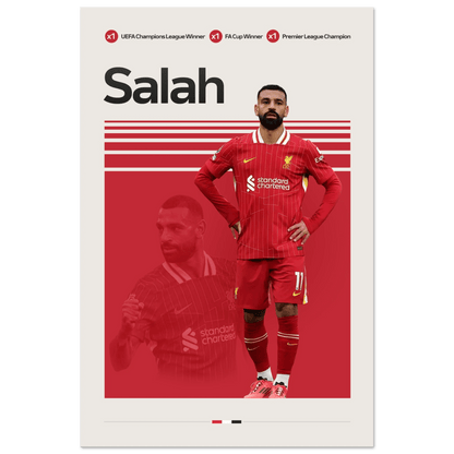 MOHAMED SALAH | SOCCER POSTER - HYUU Art
