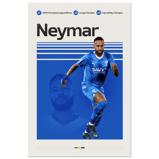 NEYMAR | SOCCER POSTER - HYUU Art