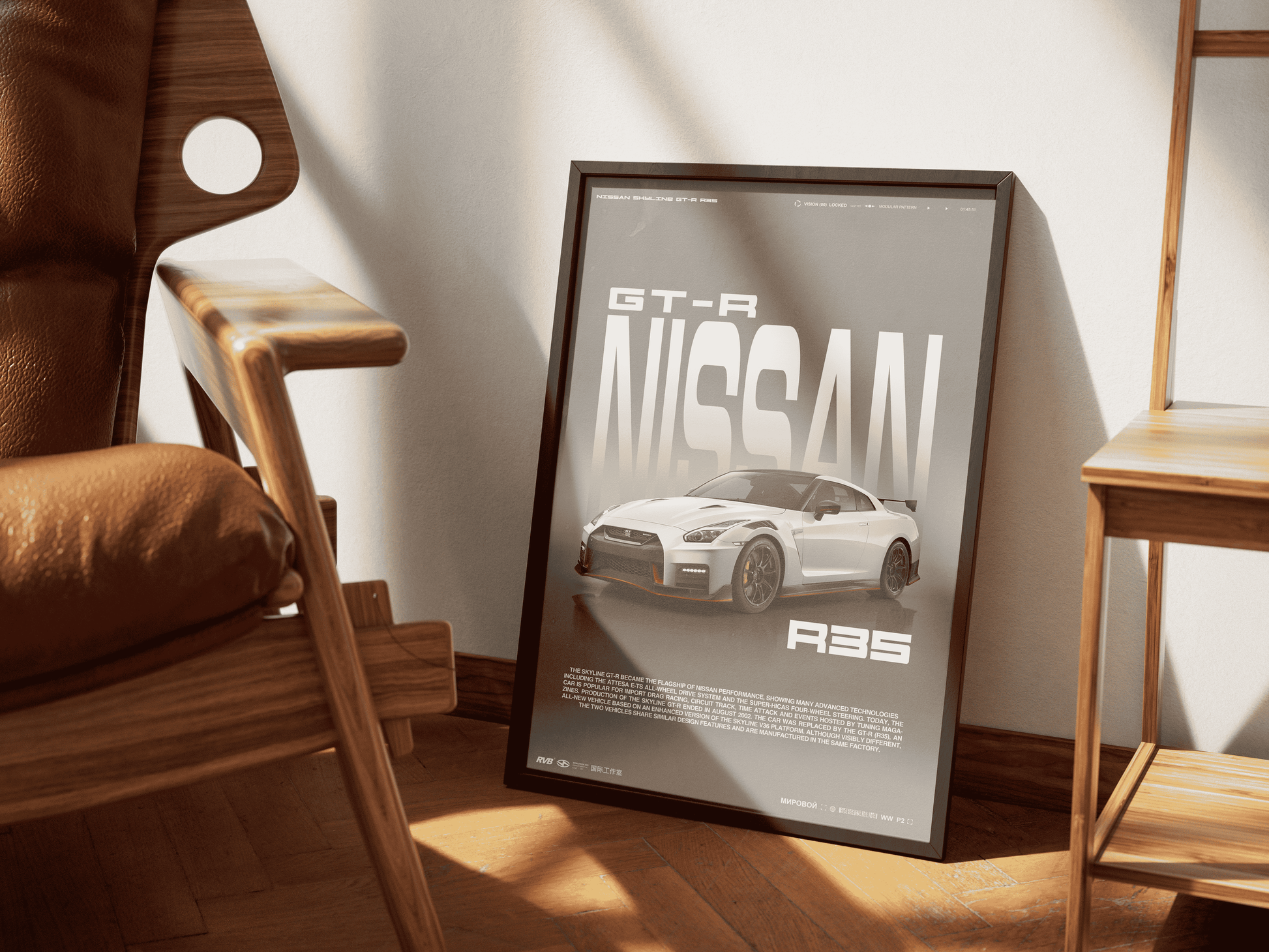 NISSAN GTR R35 POSTER - ChordPrints