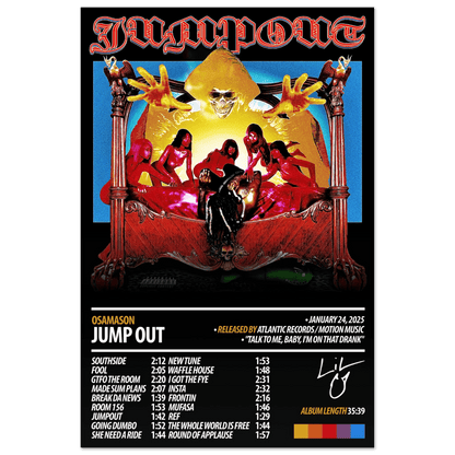 OSAMASON Album Poster | Jump Out - HYUU Art