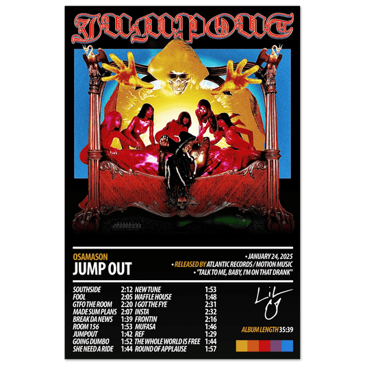 OSAMASON Album Poster | Jump Out - HYUU Art