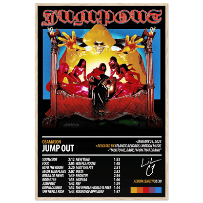 OSAMASON Album Poster | Jump Out - HYUU Art