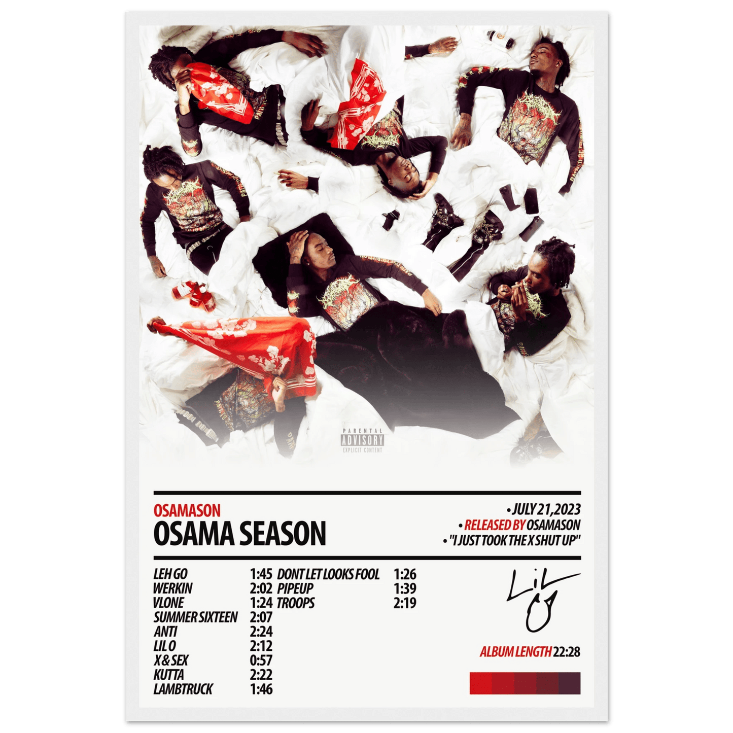 OSAMASON Album Poster | Osama Season - HYUU Art