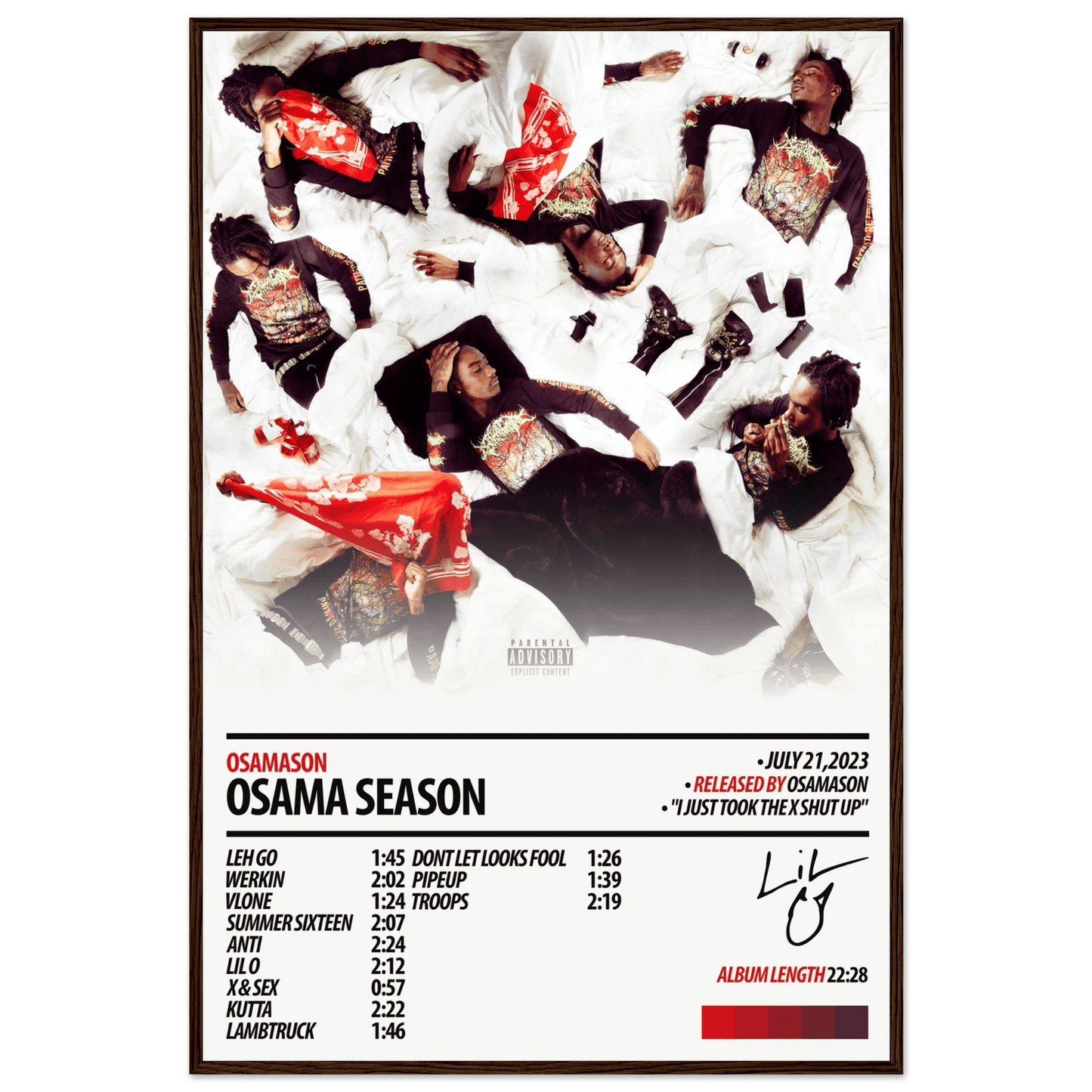 OSAMASON Album Poster | Osama Season - HYUU Art