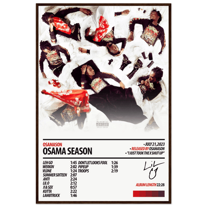 OSAMASON Album Poster | Osama Season - HYUU Art