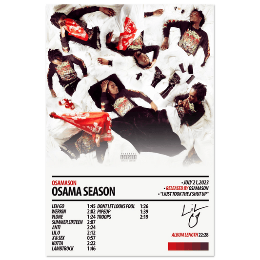 OSAMASON Album Poster | Osama Season - HYUU Art