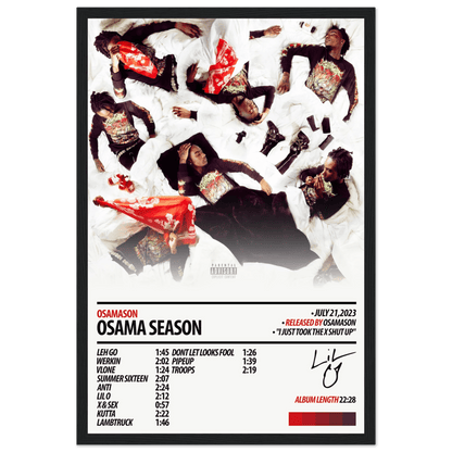 OSAMASON Album Poster | Osama Season - HYUU Art