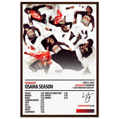 OSAMASON Album Poster | Osama Season - HYUU Art
