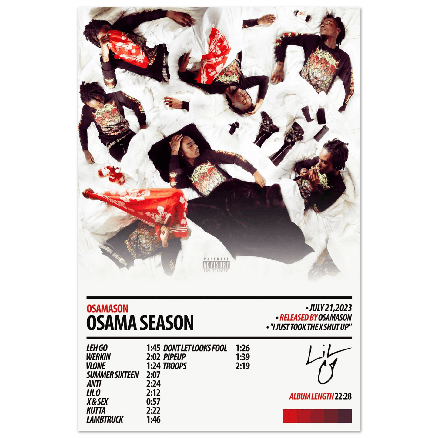 OSAMASON Album Poster | Osama Season - HYUU Art