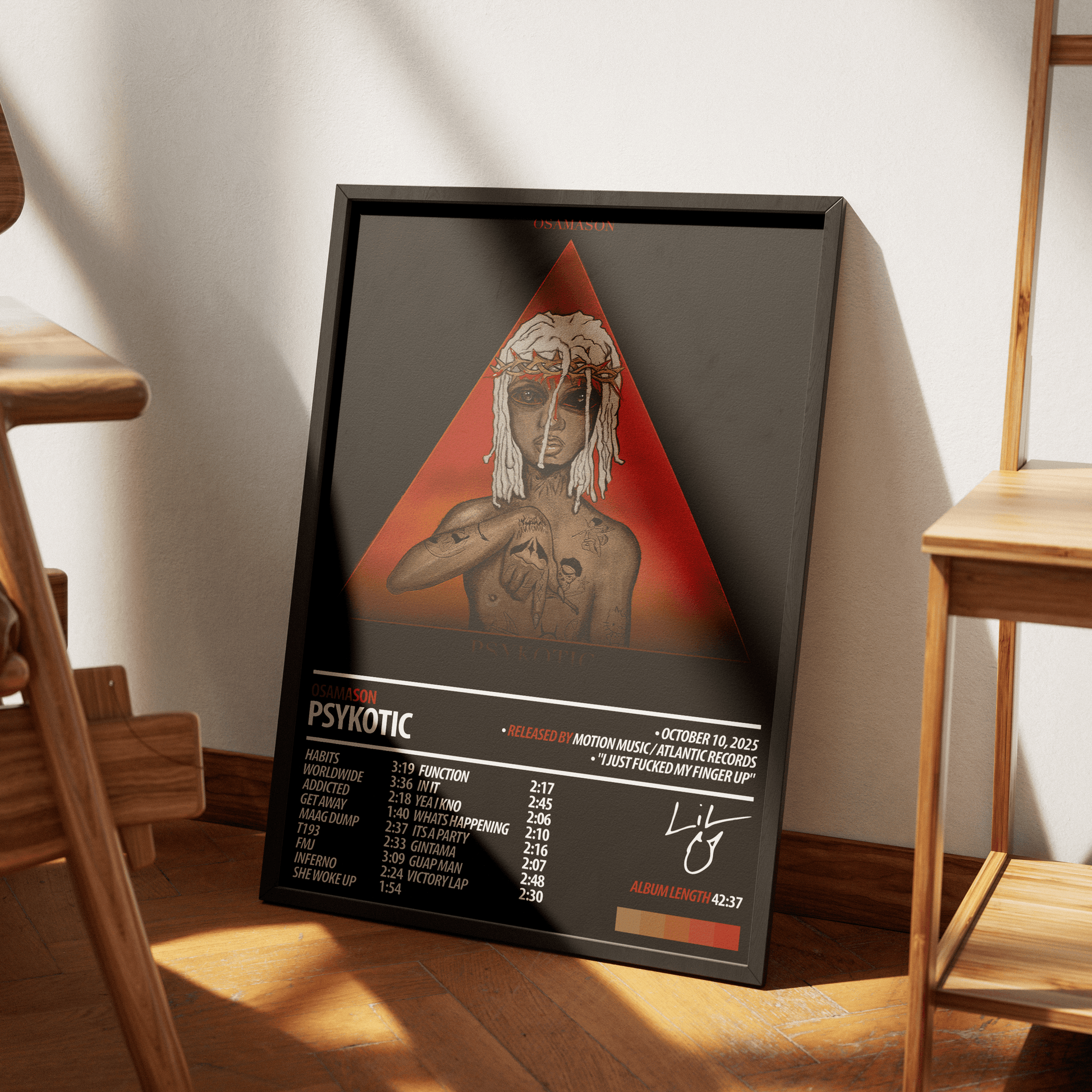 OSAMASON Album Poster | Psykotic - HYUU Art