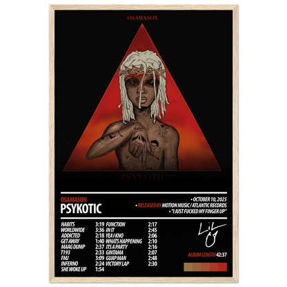 OSAMASON Album Poster | Psykotic - HYUU Art