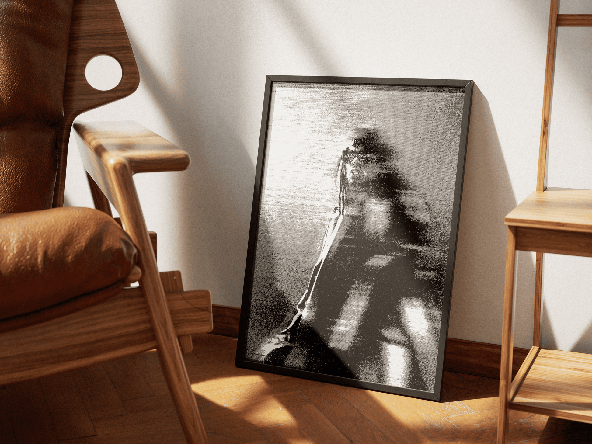 PLAYBOI CARTI Scanline Distress Poster V1 - ChordPrints