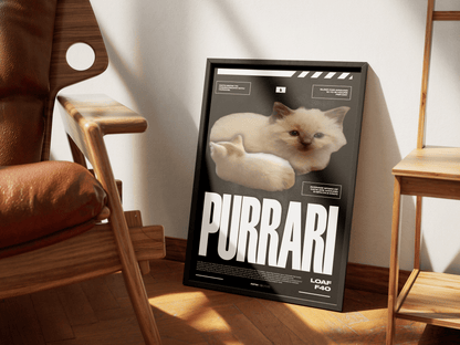 PURRARI LOAF M4 POSTER - ChordPrints