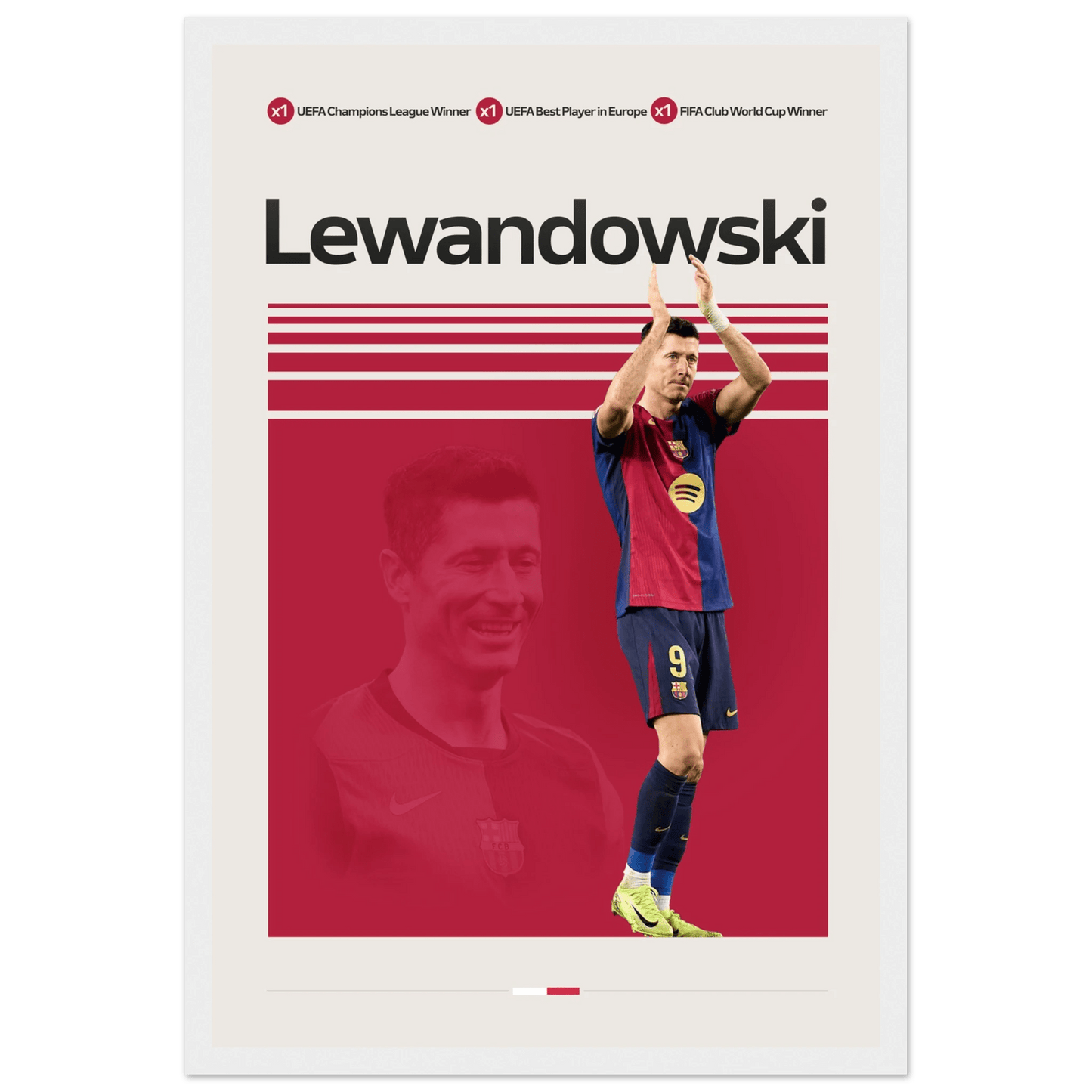 ROBERT LEWANDOWSKI | SOCCER POSTER - HYUU Art