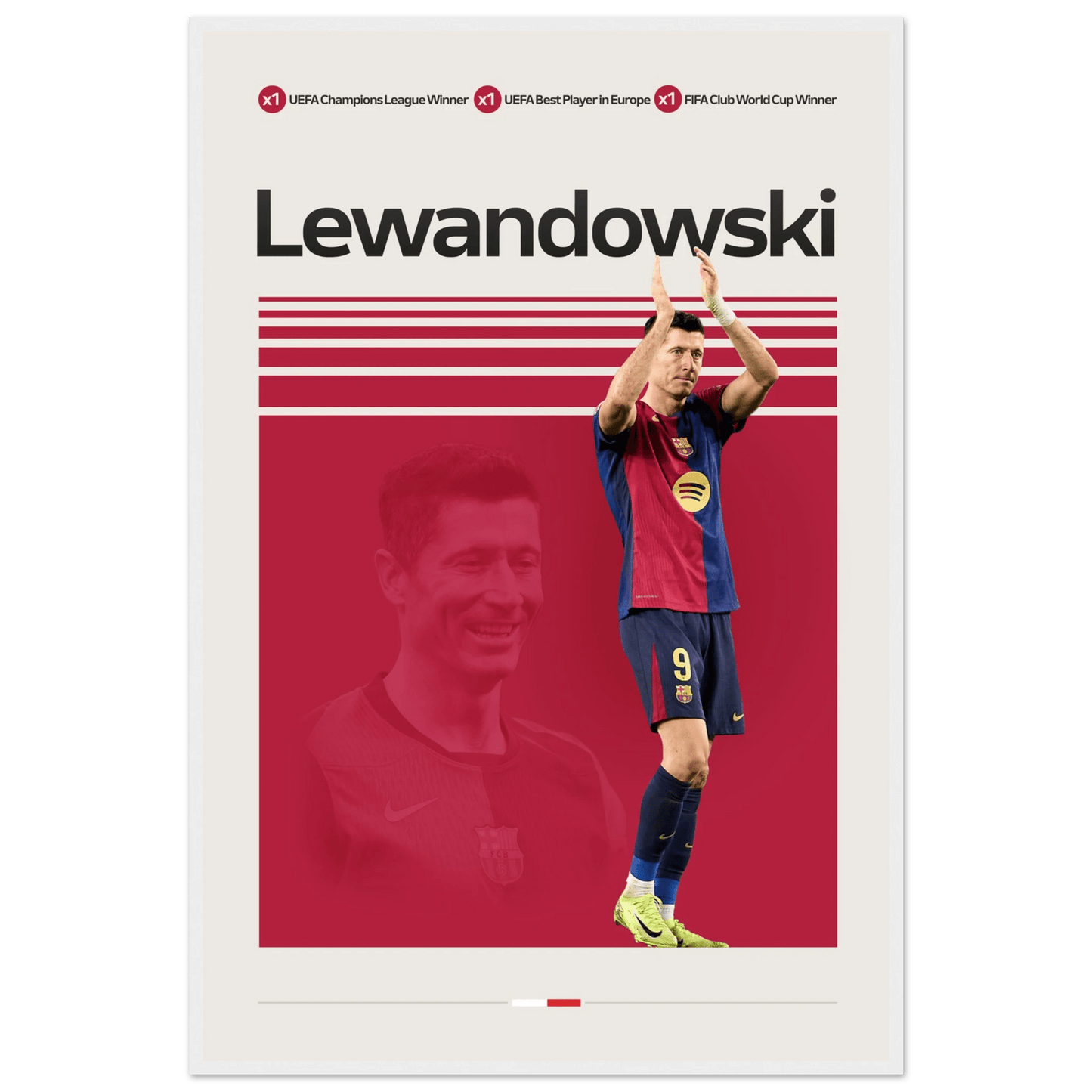 ROBERT LEWANDOWSKI | SOCCER POSTER - HYUU Art