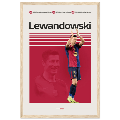 ROBERT LEWANDOWSKI | SOCCER POSTER - HYUU Art