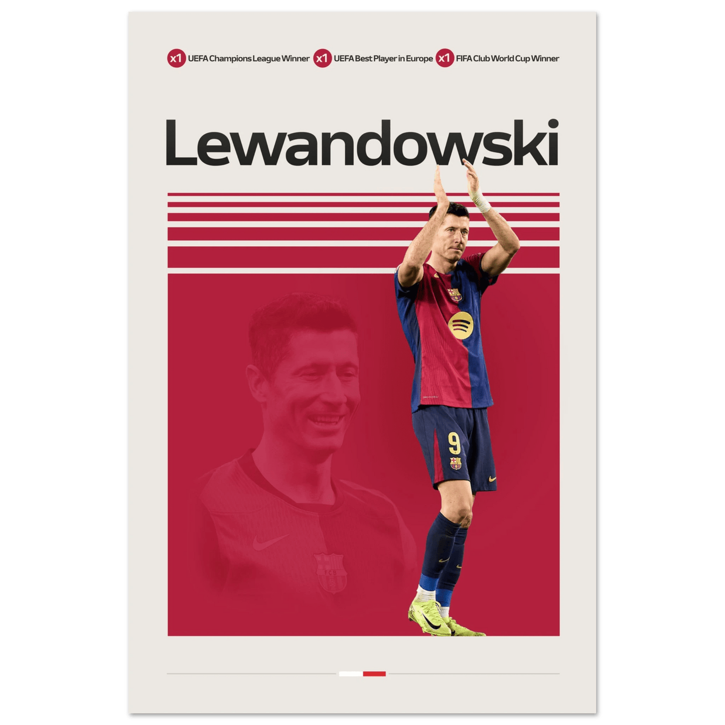 ROBERT LEWANDOWSKI | SOCCER POSTER - HYUU Art
