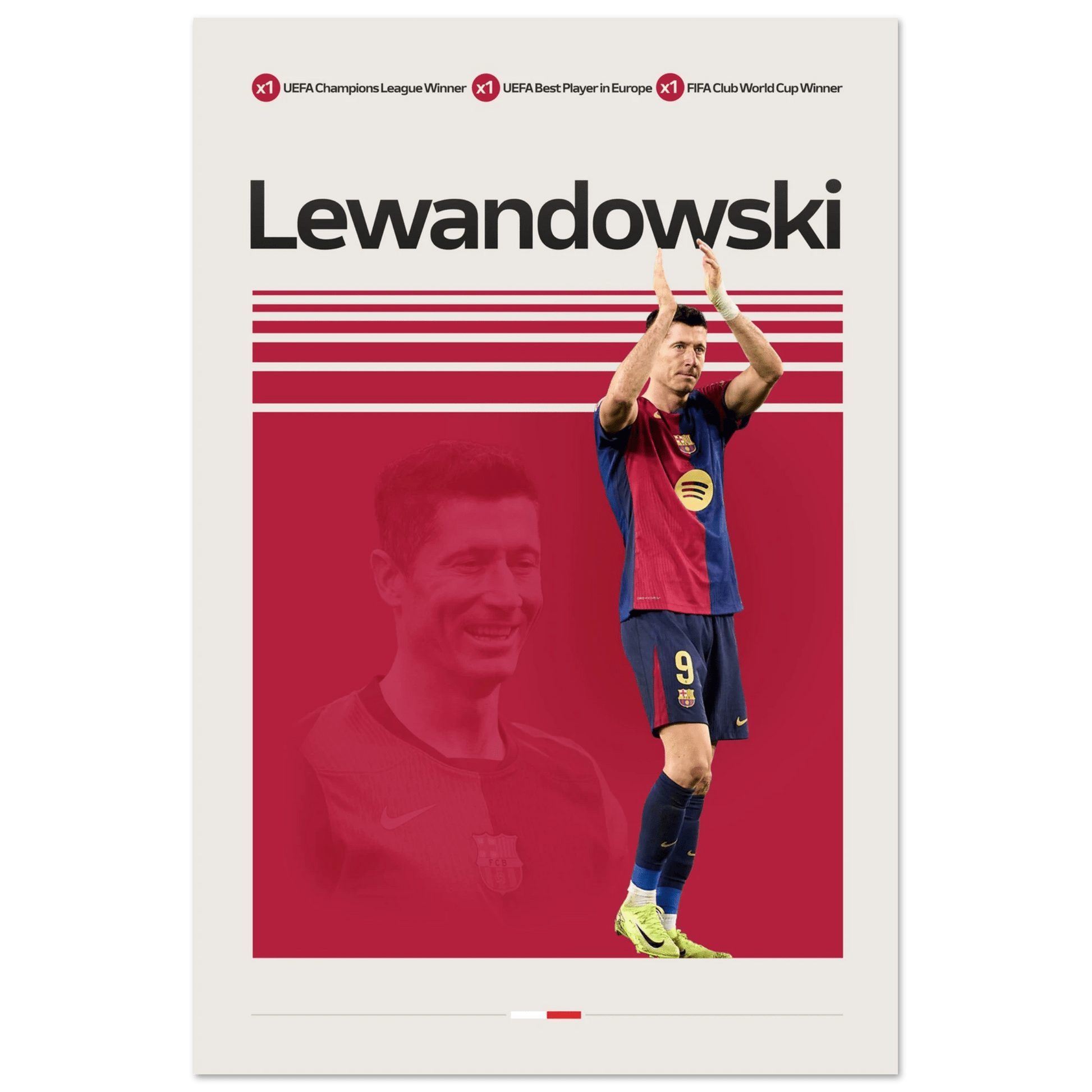 ROBERT LEWANDOWSKI | SOCCER POSTER - HYUU Art